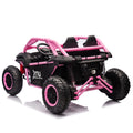 24V Two Seater Kids Ride On Utv W Parents Control,20In Seat Width,400W Super High Power,Four Wheel Suspension,Bluetooth,Mp3,Usb,Led Light,Horn,Rear Storage Space,Speeds 3.73 4.97Mph For Kids Aged 3