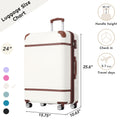24 In Luggage 1 Piece With Tsa Lockexpandable -