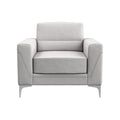 Creta Light Grey Chair Light Gray Pvc