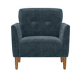 Joanne Blue Accent Chair Blue Foam Engineered Wood