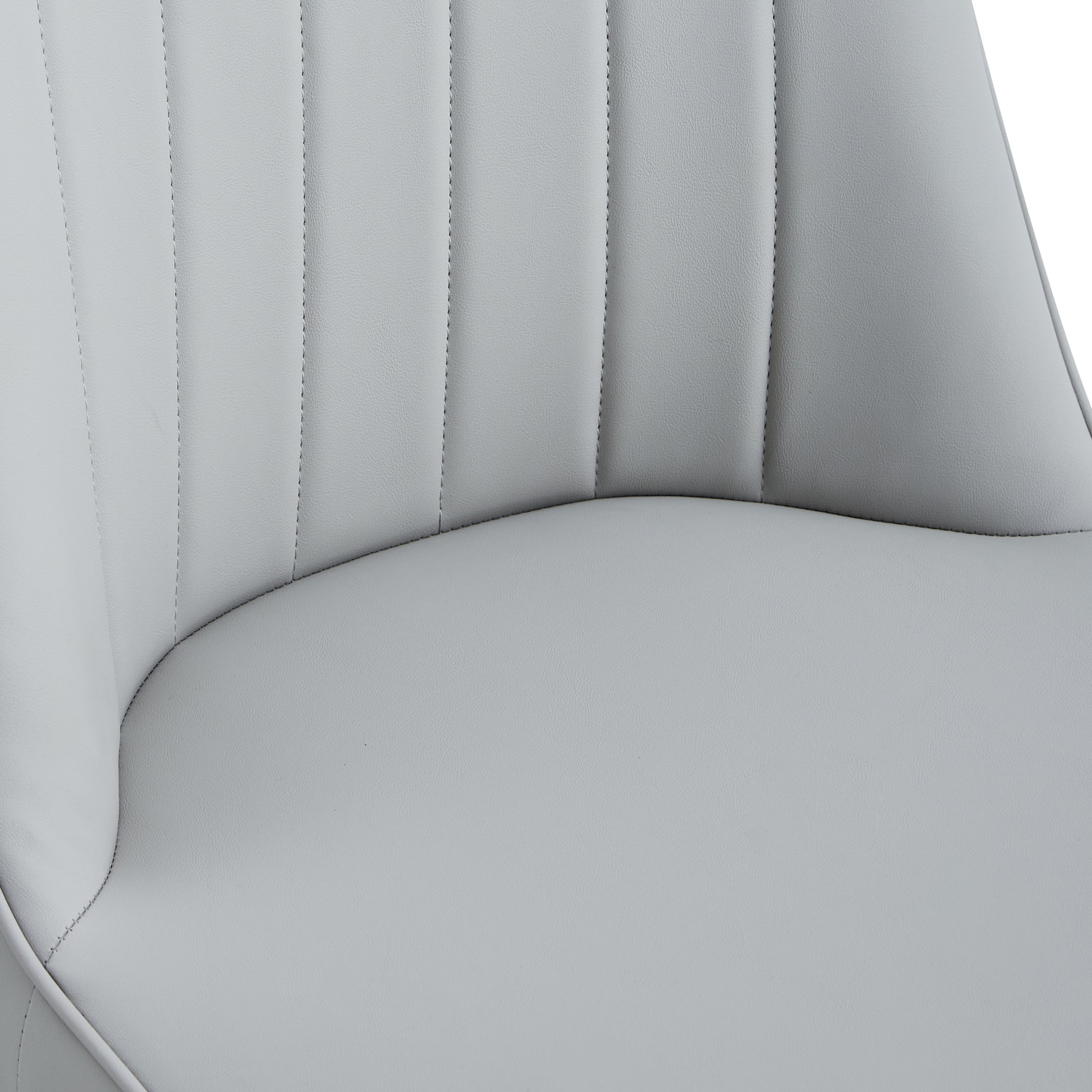 Table And Chair Set.The Table Has A Glass Top With Imitation Marble Pattern Stickers And Stainless Steel Golden Legs. Paried With Chairs With Pu Artificial Leather Backrest Cushions And Black Legs. Black Gold Seats 6 Glass Metal