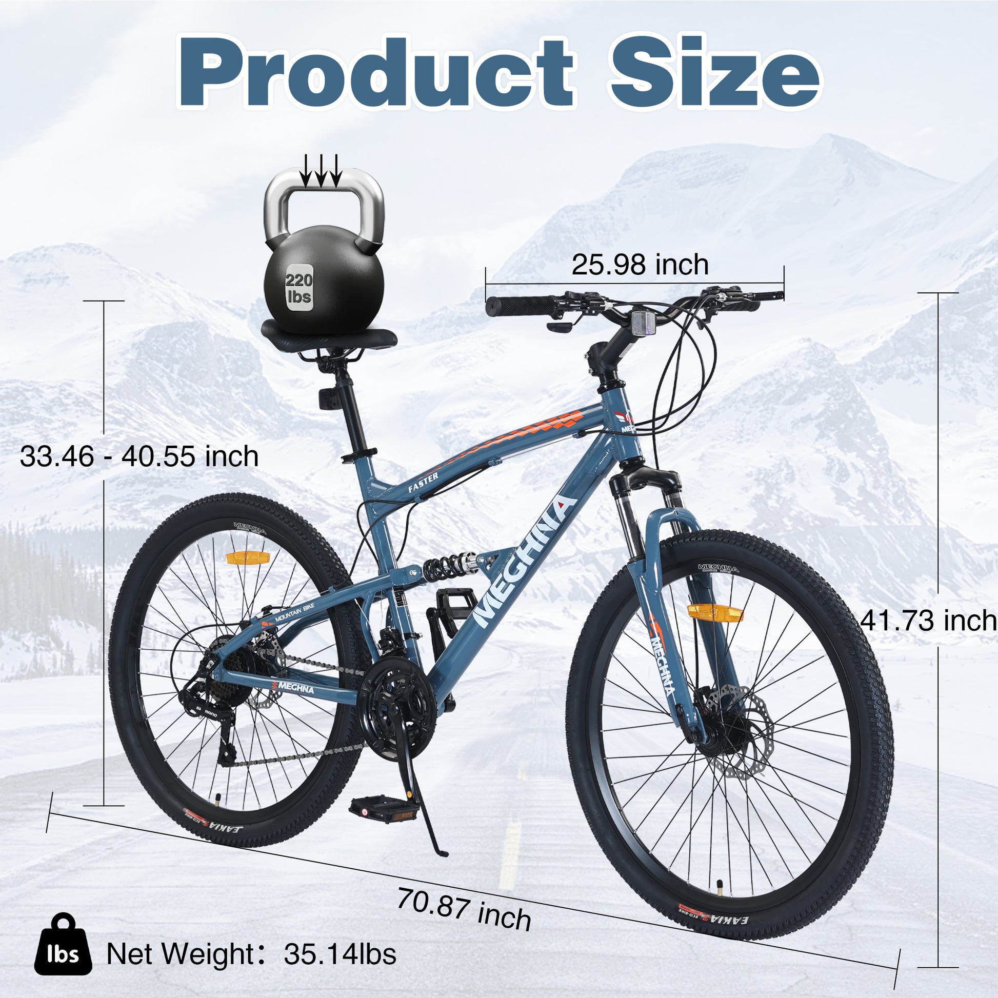 26 Inch Mens Mountain Bike With Mag Wheels 26 Inch Mountain Bike