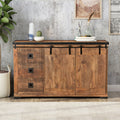 Side Board - Natural Black Wood