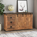 Side Board - Natural Black Wood