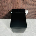 Black Square Smart Toilet With Built In Tank For Bathroom, Remote Control, Tankless Bidet Toilet With Foot Touching Lid Opening, Auto Flush, Heated Seat, Led Digital Display, User Memory, Matte Black Matte Black Bathroom Contemporary,Luxury Porcelain