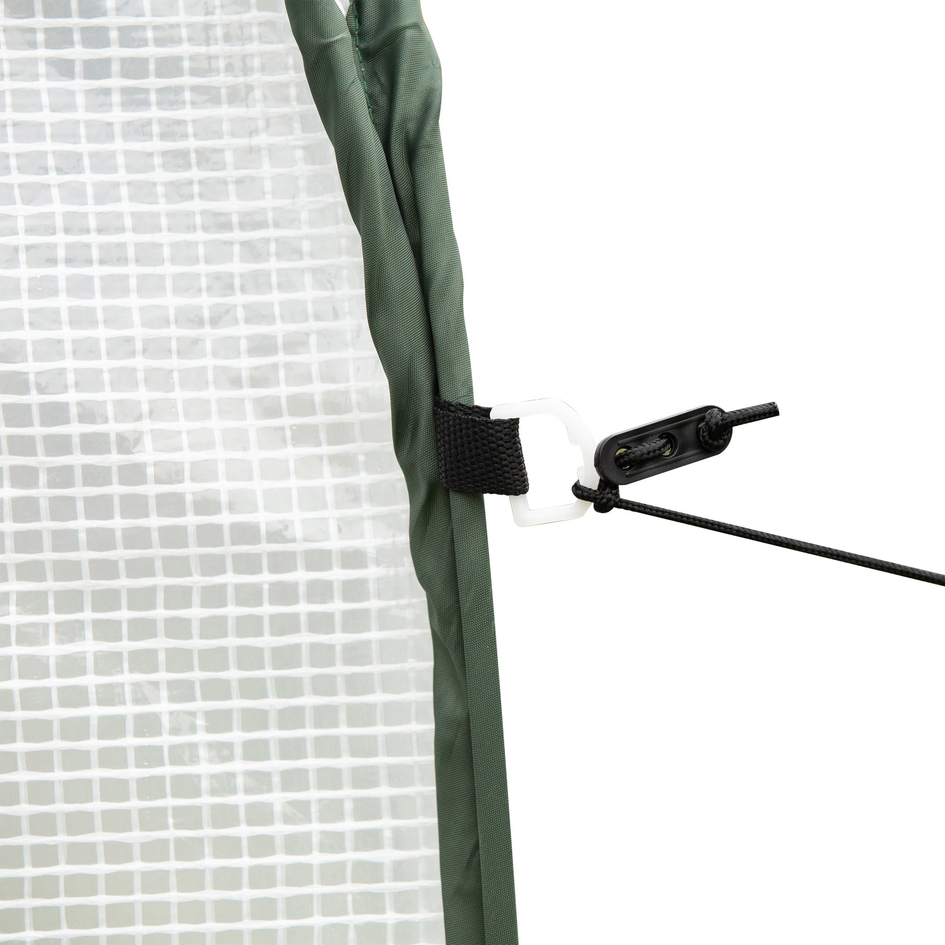 Outsunny 7' X 7' X 6' Portable Walk In Greenhouse, Pop Up Setup, Outdoor Garden Hot House, Hobby Greenhouse Tent With Zipper Door For Growing Flowers, Herbs, Vegetables, Saplings, Succulents, White White Steel