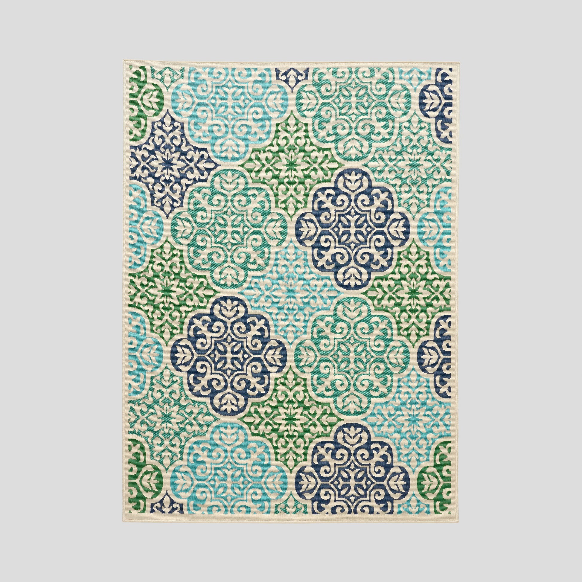 Meridian 1393L 5'3" X 7' Ivory Polypropylene