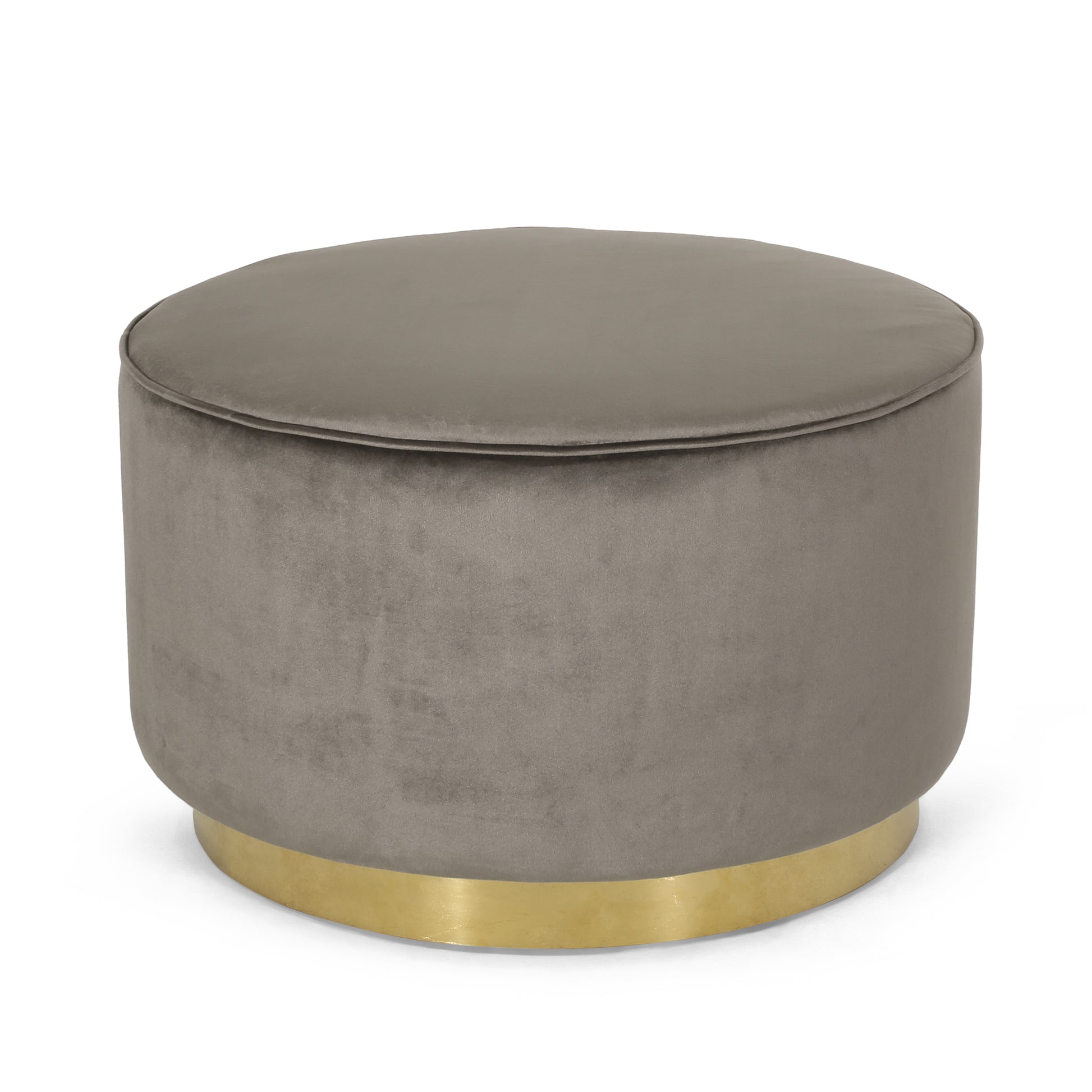 Swivel Ottoman Grey Altay Velvet