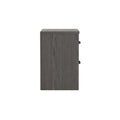 Junipe Brown 2 Drawer Nightstand Brown Engineered Wood