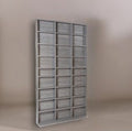 Cabinet Atlantic Elite Xl Storage 837Cd 531Dvd 630Br Textured Graphite Medium Grey Particle Board