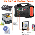 200W Portable Power Station Black Metal