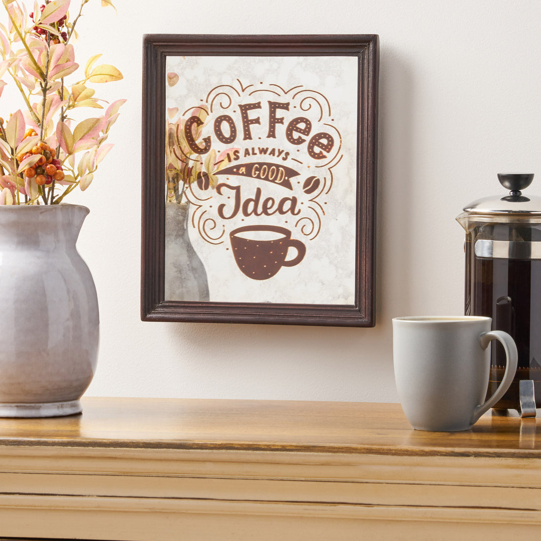 Coffee Transfer Wall D Cor Idea Wood Wood