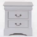 White 2 Drawer Nightstand White White 2 Drawers Bedroom Drawer Storage White Wood