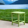 HDPE Compact Side Table, Perfect for Indoor Outdoor light green-hdpe