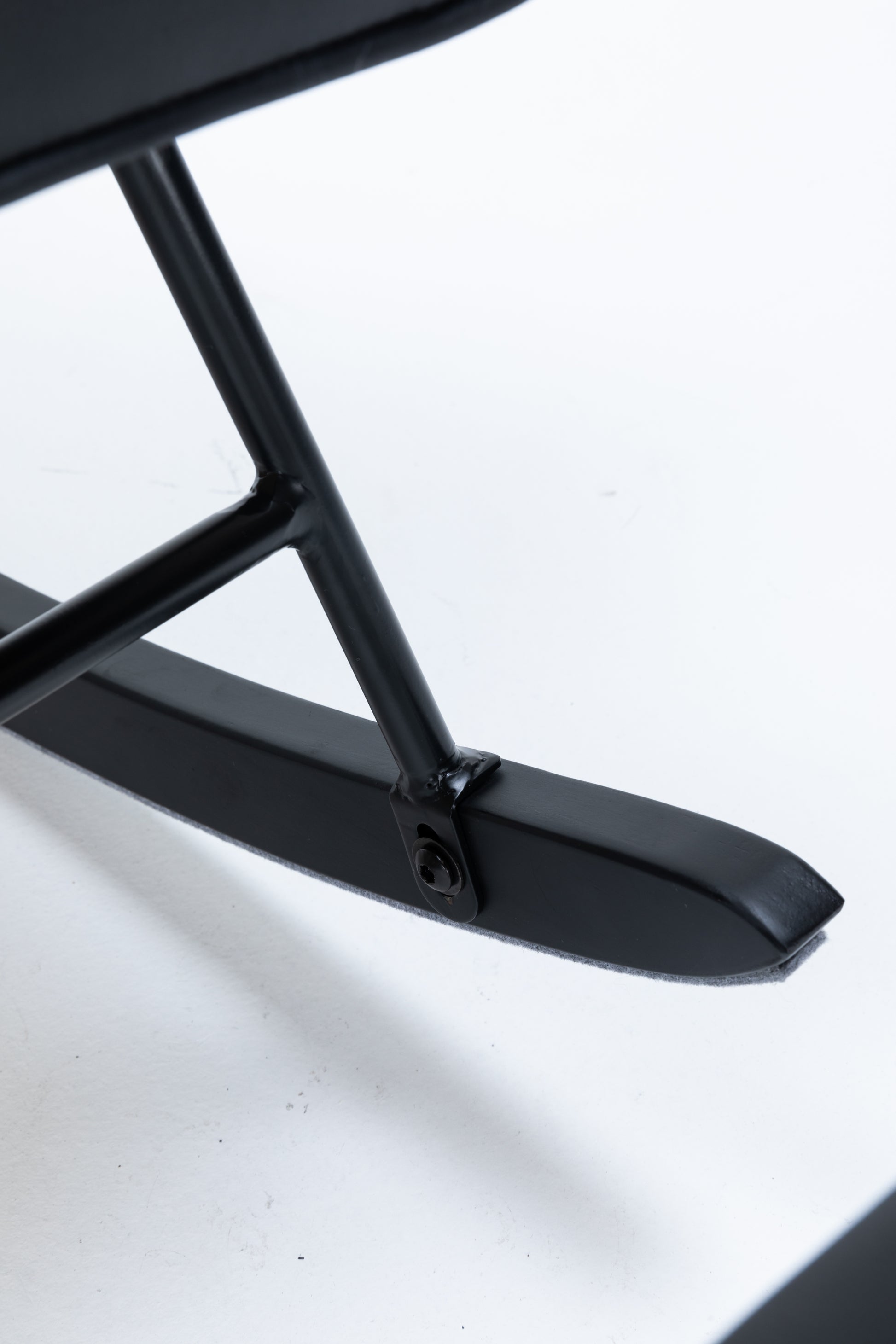 Rocking Chair, Glider Chair,Rocking Accent Chair With Lumbar Pillow And Ottoman For Nursery Living Room Bedroom Black Pu