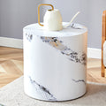 The Cylindrical Table With Its Patterned Design Can Be Easily Integrated Into A Variety Of Interior Styles, From Coffee Tables To Small Dining Tables, Workbenches Or Makeshift Writing Desks. White Mdf