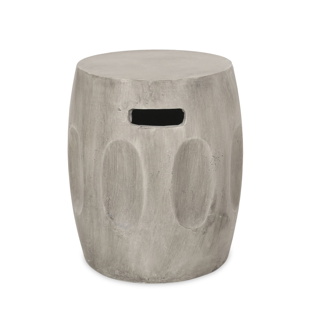 Ursa Side Table - Geometry Gray Magnesium Oxide