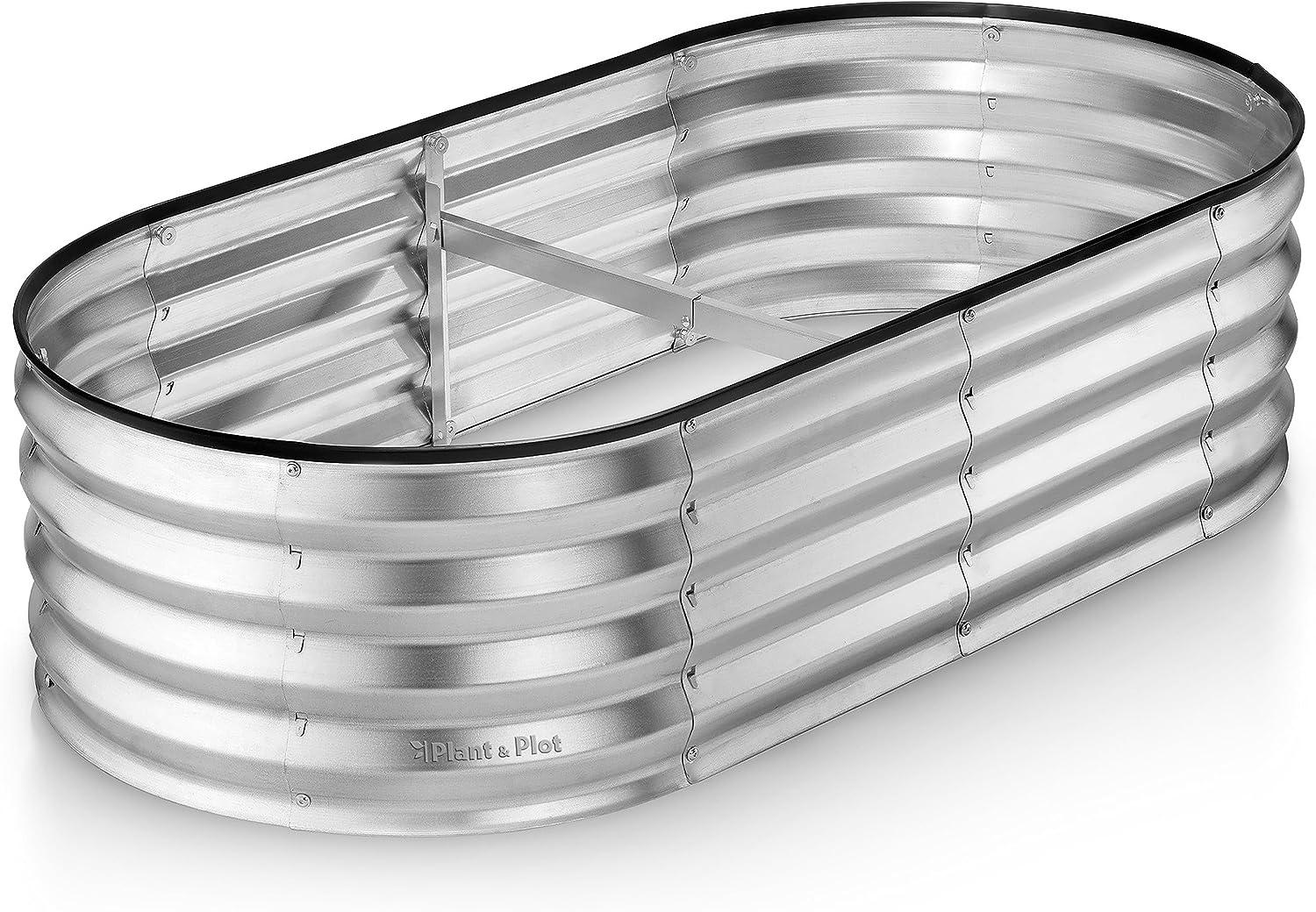 2 Pack Raised Garden Bed Outdoor For Flower 6Ftx3Ftx1.8Ft With Grey Grey Metal