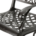 Phoenix Arm Chair Set Of 2 Bronze Aluminium