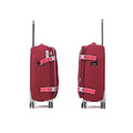 Softside Upright Luggage Set Expandable, Lightweight,4 Piece 20 24 28 32 Claret Red Fabric