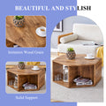 Hexagonal Mdf Coffee Table, Characteristic Pattern Stickers, Multi Hole Design To Give More Storage Space, Simple And Convenient Design Makes It Suitable For All Kinds Of Style Scenes. Wood Mdf