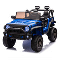 24V Two Seater Kids Ride On Truck Car W Parents Control,200W*2,Seat Width 20.28In,Four Wheel Suspension,Led Lights,Music,Mp3,Bluetooth,Two Independent Seat Belts,Suitable For Off Road For Kids Aged