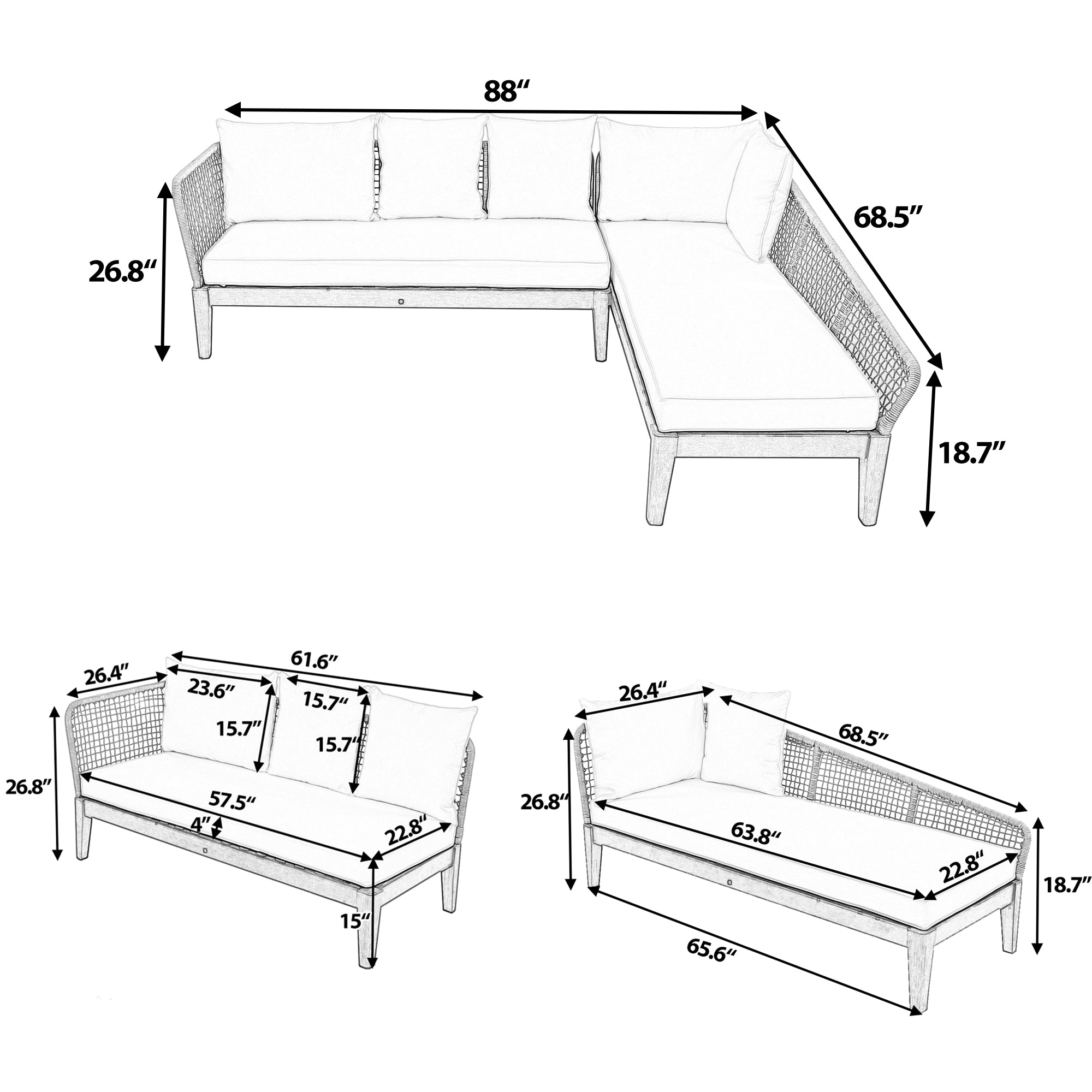 Wf318741Aab Grey Black Metal & Wood