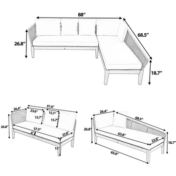 Wf318740Aab Grey Black Metal & Wood