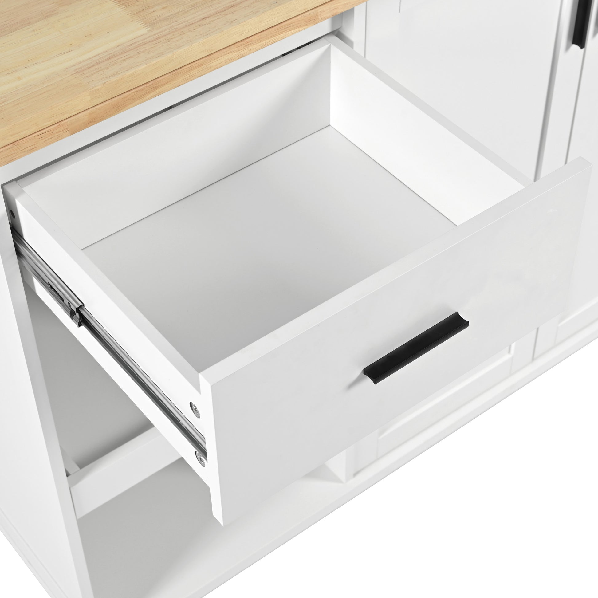 K&K Kitchen Island With Foldable Counter Top, Kitchen Storage Cart With Slide Out Shelf, Towel Rack And Drawer, Rolling Kitchen Cart On Wheels, For Kitchen, Living Room, Dining Room, White White Brown Kitchen Classic,Farmhouse,Luxury,Modern Rectangular