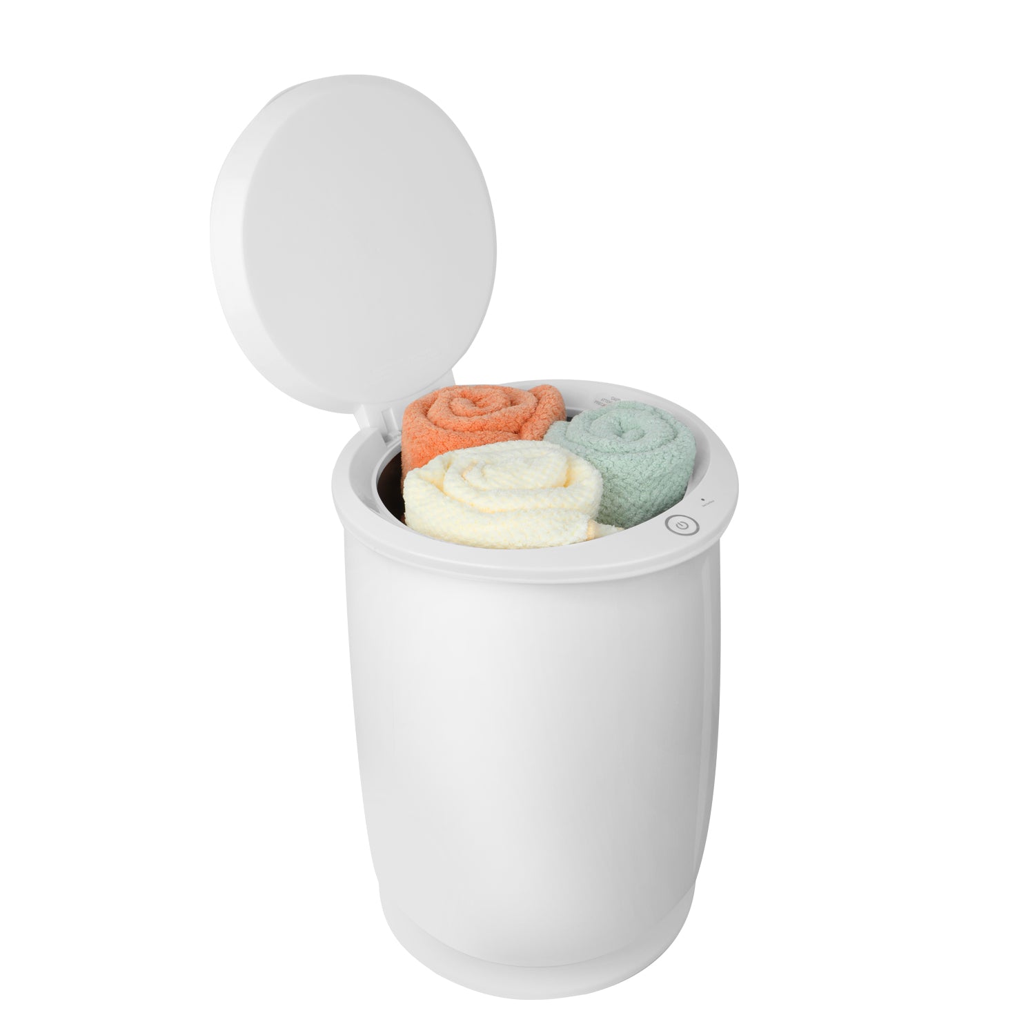 Towel Warmers, Luxury Bucket Towel Warmers, Large Towel Warmers For The Bathroom, Fits Up To 2 Oversized Towels, Bathrobes, Blankets, Pjs And More. White Plastic