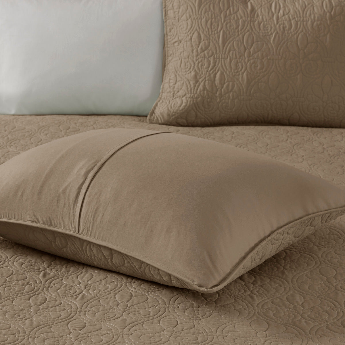 Reversible Bedspread Set Mocha Queen Mocha Cotton