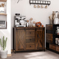 Homcom Industrial Farmhouse Buffet Cabinet,