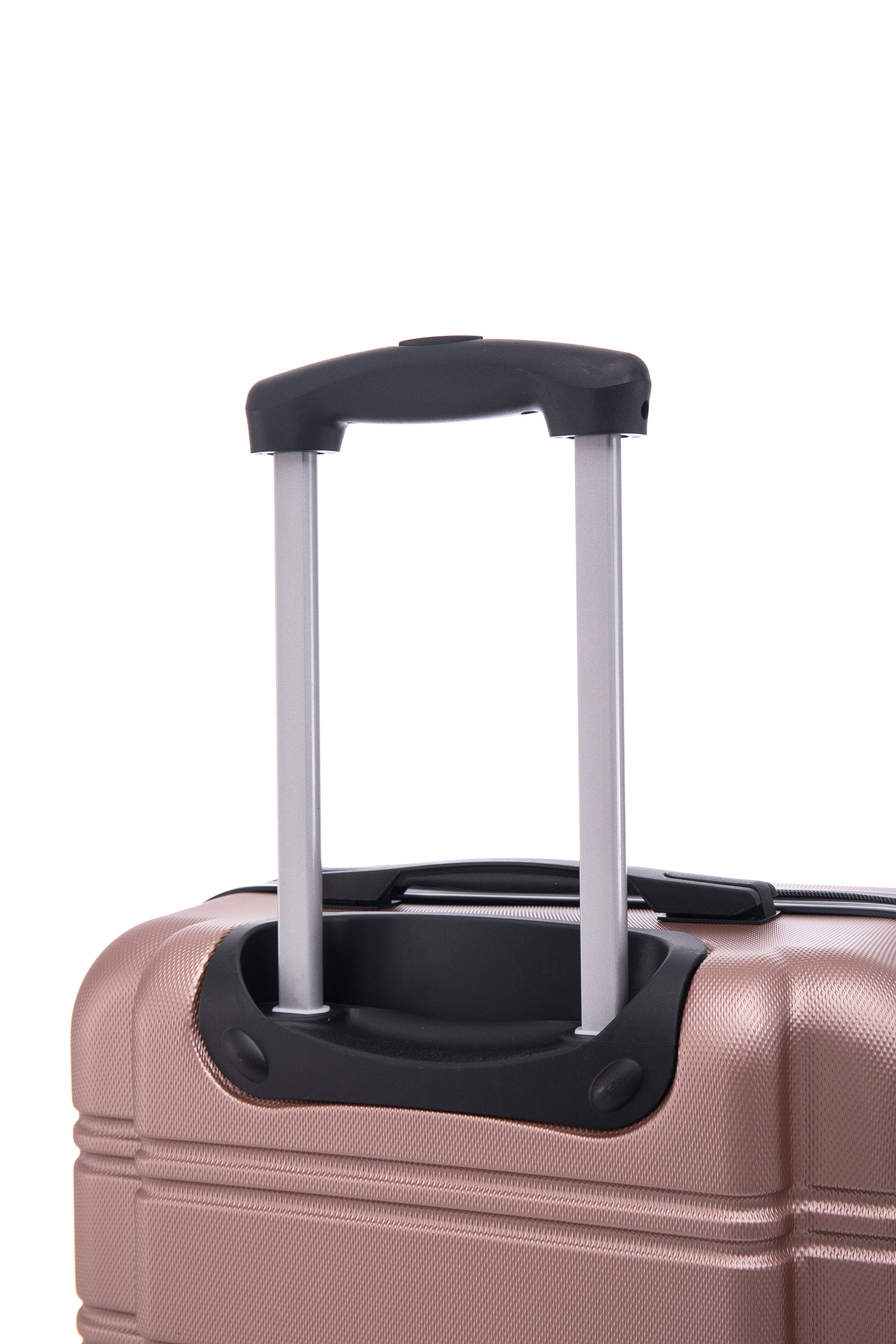 Luggage Universal Wheel Hard Shell Lightweight Password Lock Family Set Rose Gold, 3 Piece Set 20 Inches 24 Inches 28 Inches Rose Gold Abs