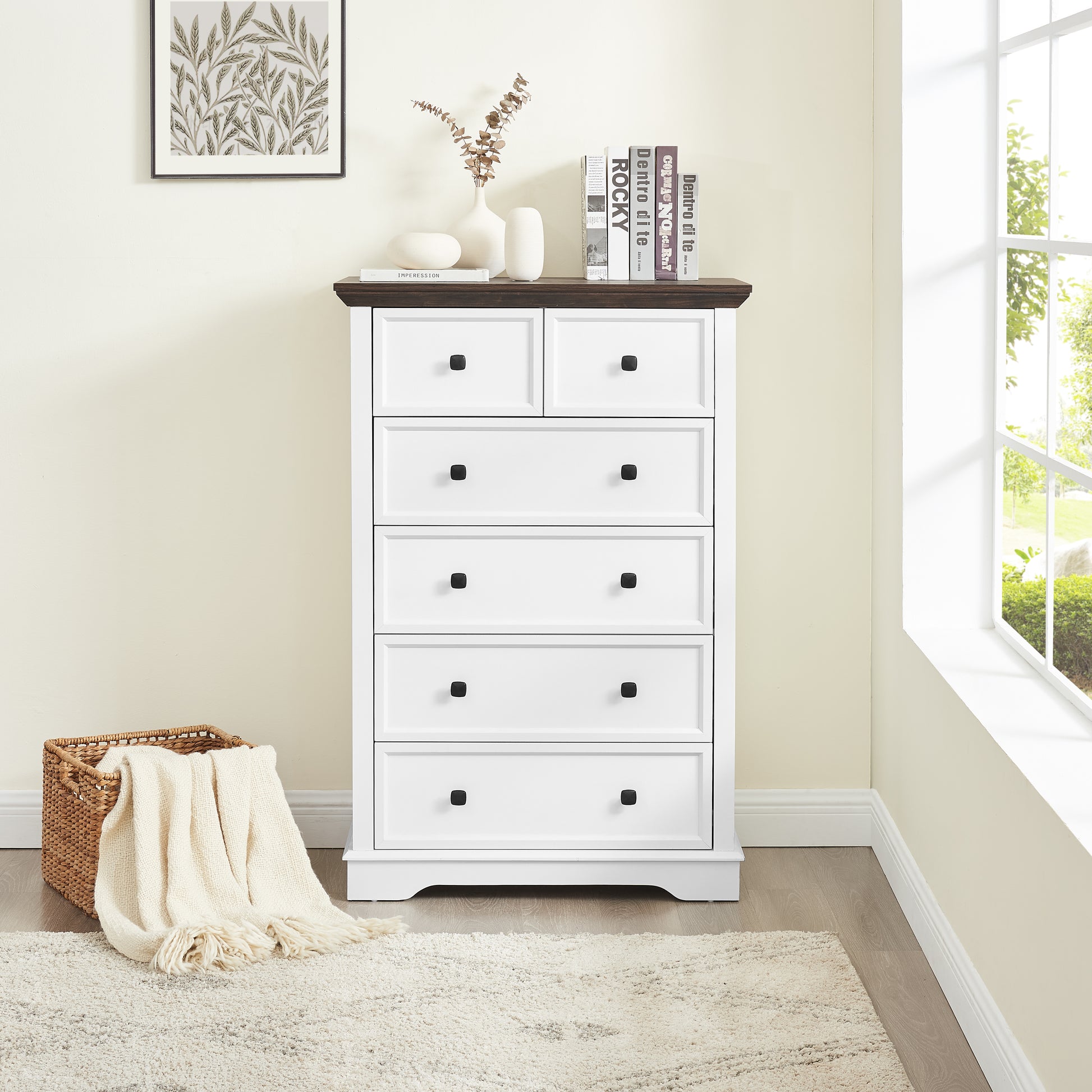 6 Drawer Dresser,6 Drawers Cabinet Tall Chest Of Drawers Closet Organizers Storage Clothes, Cabinet Of 6 Drawers Living Room White Mdf 6 Drawer Dresser,6 Drawers Cabinet Tall Chest Of Drawers Closet Organizers Storage Clothes, Cabinet Of 6 Drawers Living Room White Mdf