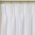 Newport Cotton Lining Window Curtains For Bedroom, Linen Curtains For Living Room, 84 Inches Long Curtains For Living Room, Soft White Soft White Linen