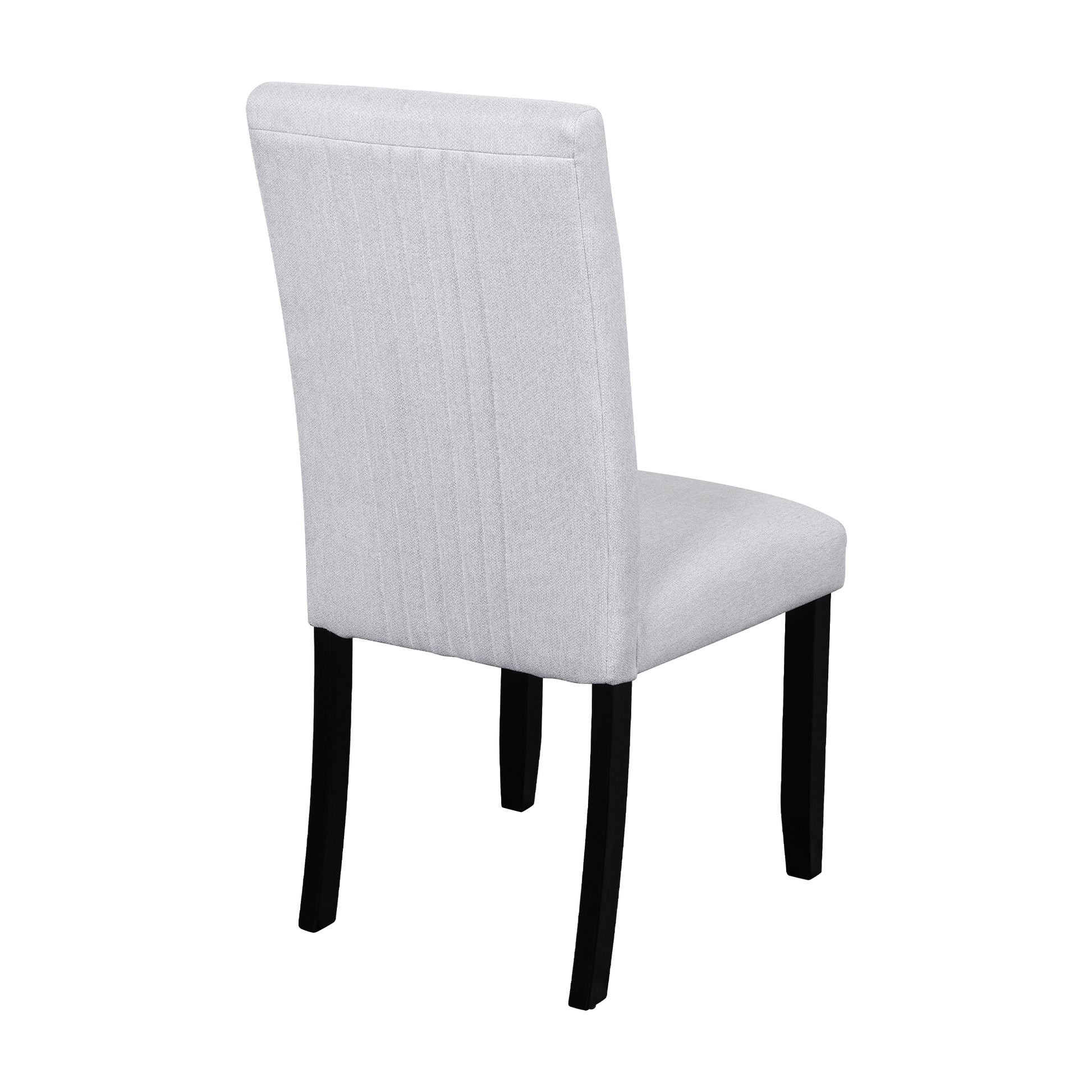 5 Piece Round Dining Table Set, 43 Inch Modern Dining Table And 4 Upholstered Chairs For Dining Room, Kitchen Room, Living Room, Easy Assembly Upholstered Chair Beige White Dining Room American Design,Farmhouse,Mid Century Modern,Modern Round Round