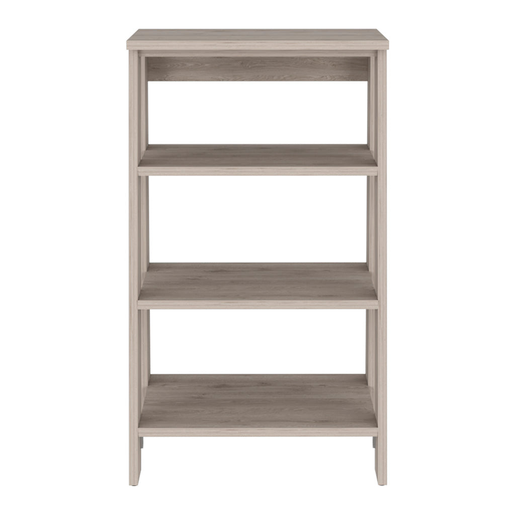 St. Clair Linen Cabinet, Two Interior Shelves, Two Open Shelves, Single Door Grey 1 4 Kitchen Freestanding Modern Particle Board Engineered Wood