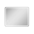 40X32 Inch Led Bathroom Mirror Vanity Mirrors With Front Lights Wall Mounted Anti Fog Frameless Make Up Mirror With Light 5 Mm Copper Free Silver Mirror Horizontal Or Vertical Clear Transitional Glass