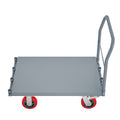 Steel Panel Truck, Heavy Duty Drywall Cart Lumber Cart Platform Truck Flat Cart, 2000Lbs, 6