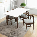 Levi Modern Style Solid Wood Rectangular Dining Kitchen Table 47