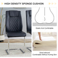 Table And Chair Set. Large Modern Rectangular Table With White Textured Top And Silver Metal Legs. Soft And Comfortable Pu Seats, Faux Leather Upholstered Seats And Sturdy Metal Legs. White Black Mdf Metal