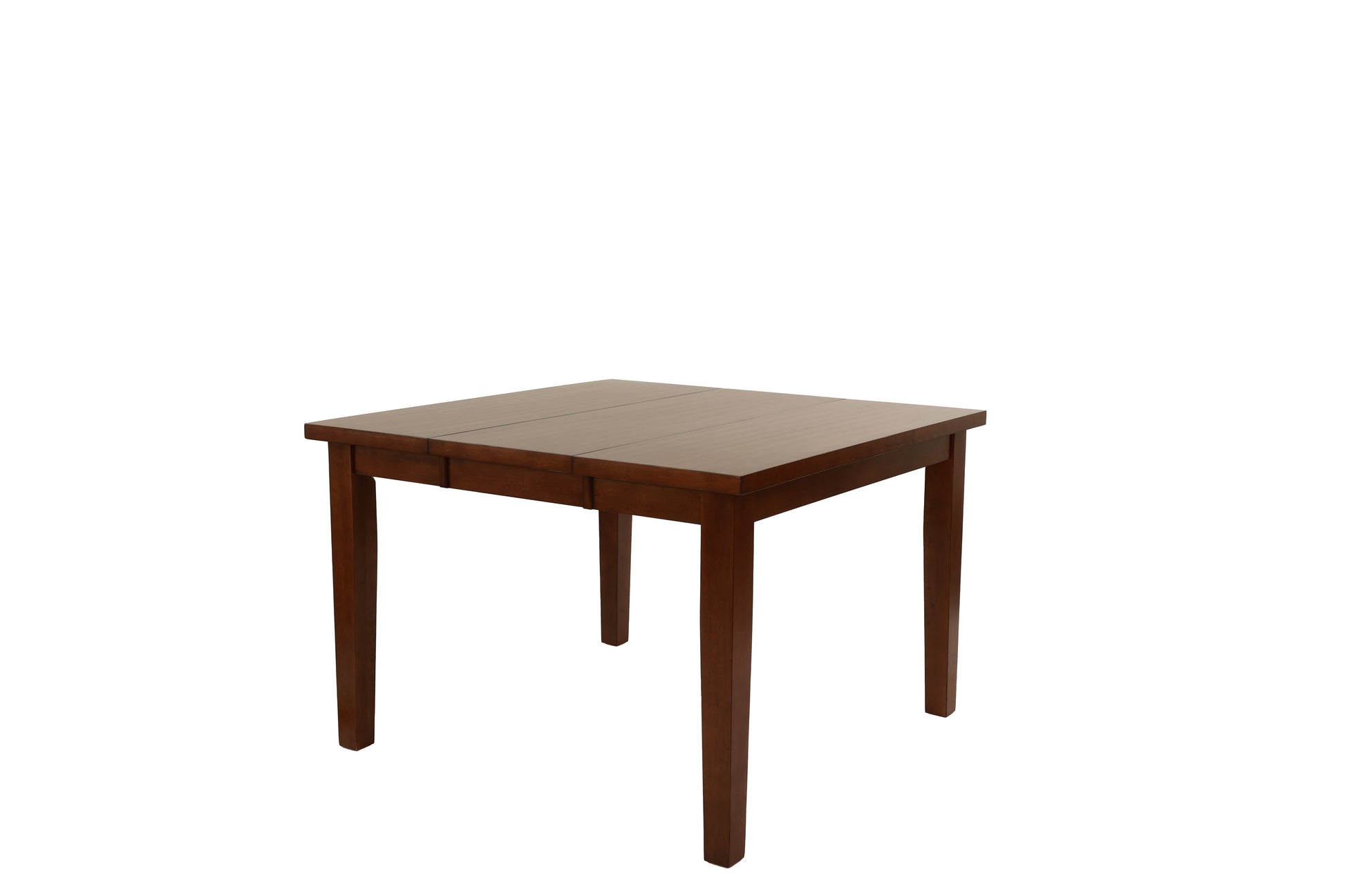 Dining Table Counter Height Dining Table W Leaf 1Pc Table Only Rubber Wood Antique Walnut Wood Finish Dining Room Furniture Walnut Dining Room Contemporary,Modern,Transitional Rubberwood Square Kitchen & Dining Tables Square Solid Wood