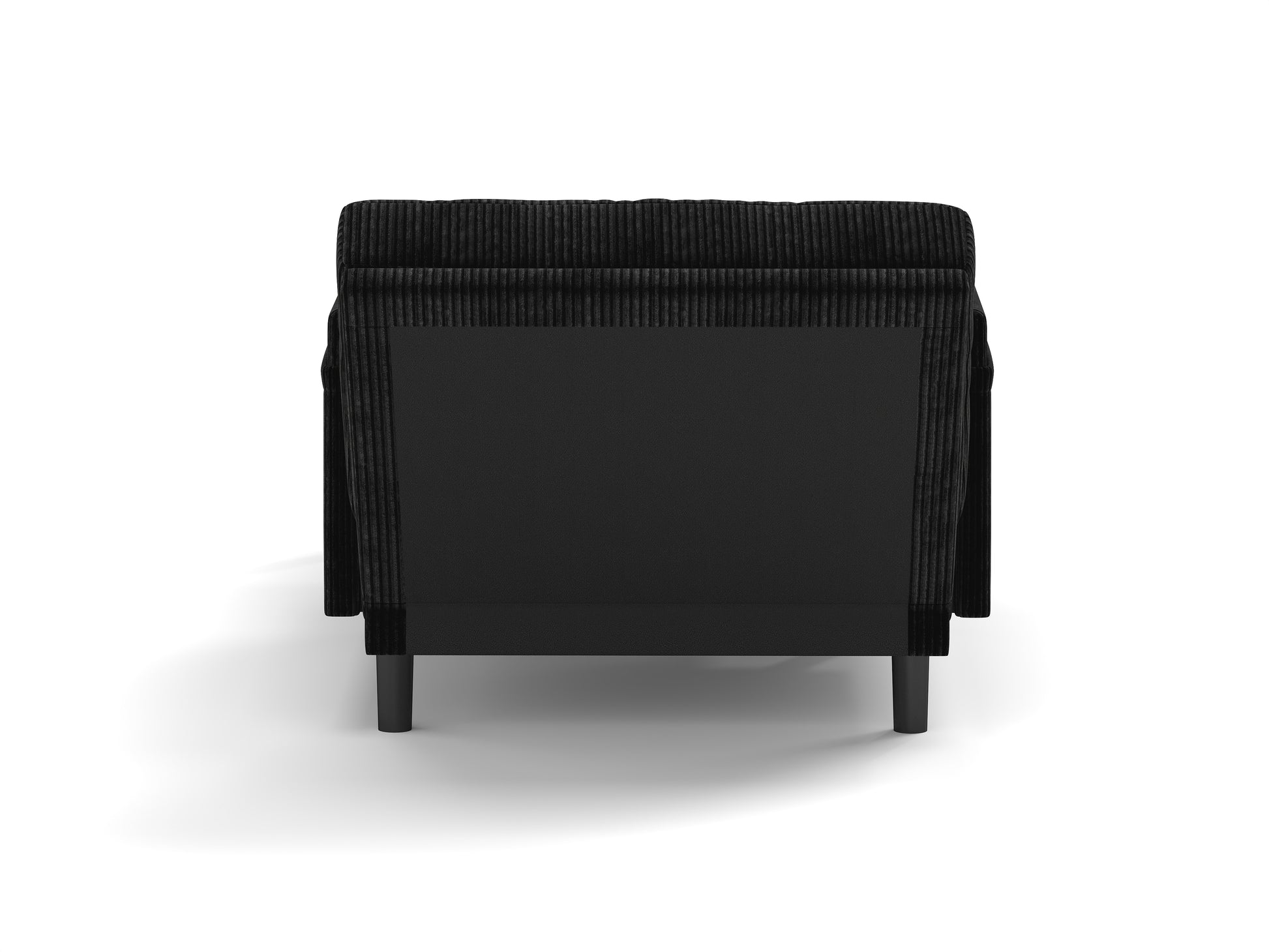 Black Multi Functional Adjustable Sofa, Convertible Lounge Chair And Guest Bed Black Velvet Metal Primary Living Space Medium Soft Loose Back Pillow Top Arms Foam Fabric Metal 1 Seat