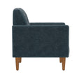 Joanne Blue Accent Chair Blue Foam Engineered Wood