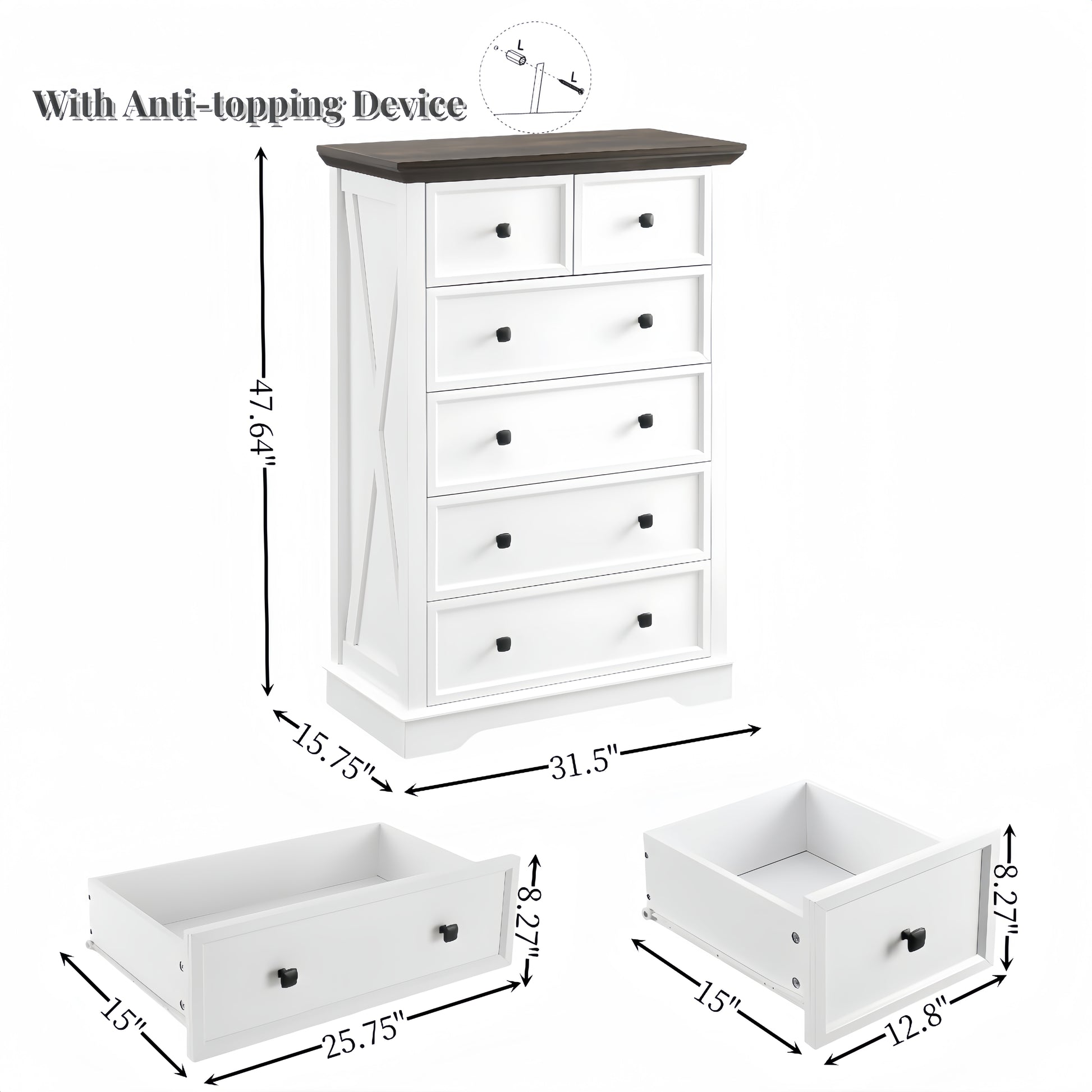 6 Drawer Dresser,6 Drawers Cabinet Tall Chest Of Drawers Closet Organizers Storage Clothes, Cabinet Of 6 Drawers Living Room White Mdf 6 Drawer Dresser,6 Drawers Cabinet Tall Chest Of Drawers Closet Organizers Storage Clothes, Cabinet Of 6 Drawers Living Room White Mdf