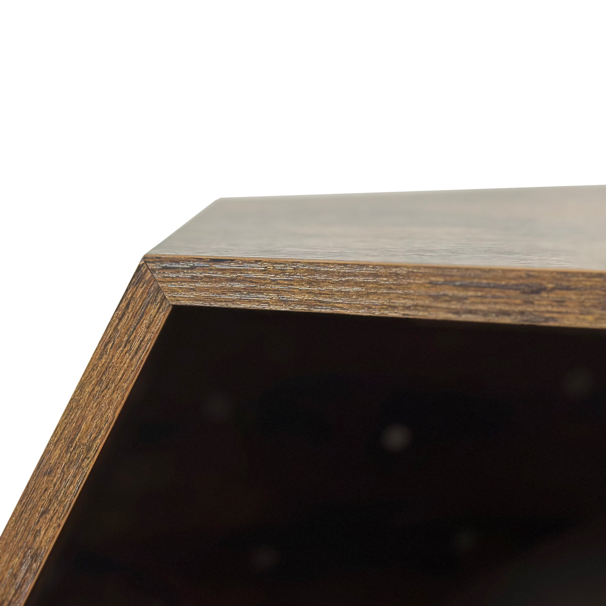 25.98'' Shaped Modern Pet Furniture Cat Kennel Side Table Mdf Multi Purpose Furniture Antique Wood Color Antique Brown Mdf