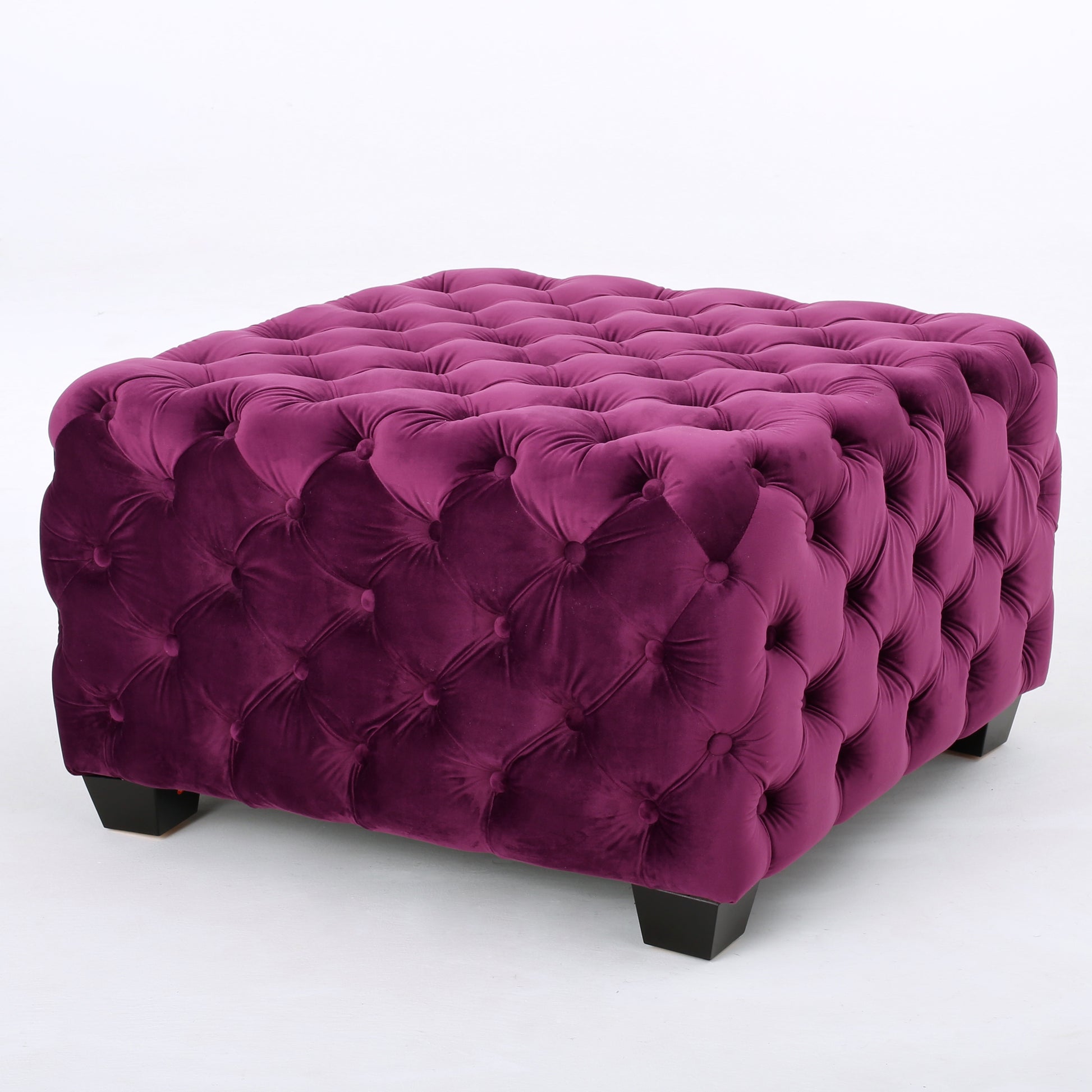 Ottoman Fuchsia Velvet