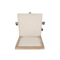 Swivel&Lift Office Chair Beige Natural Fabric