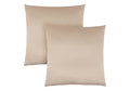 Pillows, Set Of 2, 18 X 18 Square, Insert Included, Decorative Throw, Accent, Sofa, Couch, Bedroom, Gold Hypoallergenic Polyester, Modern Gold Polyester Polyester