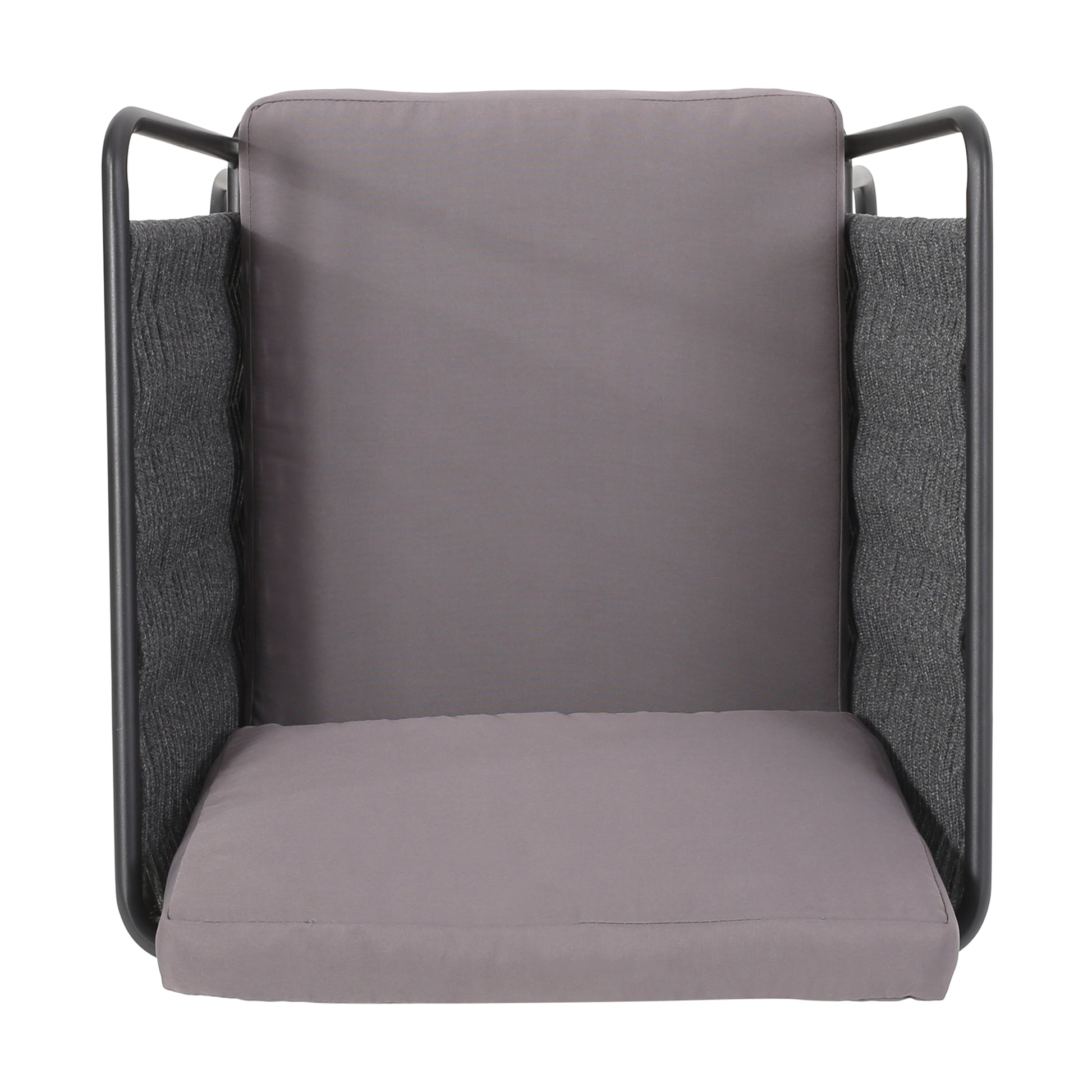 La Jolla Chair Dark Grey Woven Rope